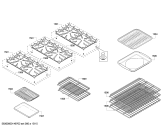 Схема №13 PRL486EDG Thermador с изображением Кабель для плиты (духовки) Bosch 00650842