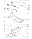 Схема №1 AKS 370/IX с изображением Свеча для плиты (духовки) Whirlpool 481061522092