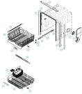 Схема №4 D5223 XXL US   -SS Bi #1075223121 (341350, DW70.3) с изображением Дверца для посудомойки Gorenje 266313