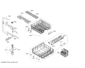 Схема №5 SMS40E82IL, AquaStop made in Germany с изображением Передняя панель для электропосудомоечной машины Bosch 00746067
