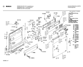Схема №4 SMI3016EU с изображением Панель для электропосудомоечной машины Bosch 00272198