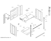 Схема №9 U17M52N3GB с изображением Панель управления для духового шкафа Bosch 00743051