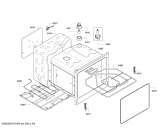 Схема №6 CF110250 с изображением Внешняя дверь для духового шкафа Bosch 00681713