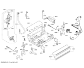 Схема №6 SN28M252DE с изображением Набор кнопок для посудомойки Siemens 00612113