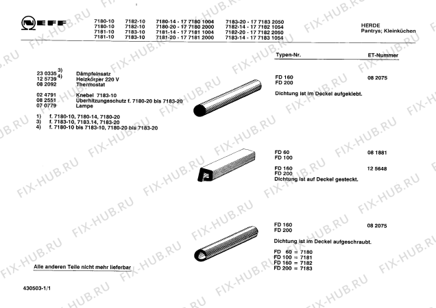 Схема №1 1771822050 7182-20 с изображением Терморегулятор для плиты (духовки) Bosch 00082092