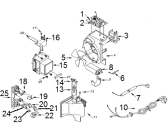 Схема №5 MO230DGE (663170, WD800DI-B23) с изображением Дверца для свч печи Gorenje 116234