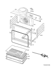 Схема №5 BP502300KM с изображением Обшивка для плиты (духовки) Aeg 5617155550