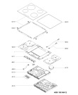 Схема №1 IHI 760 с изображением Поверхность для плиты (духовки) Whirlpool 481010856446