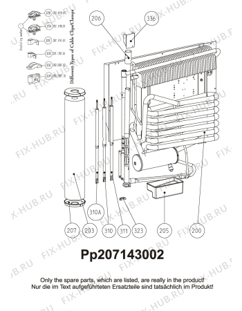 Взрыв-схема холодильника No Brand TC621BC - Схема узла Cooling generator