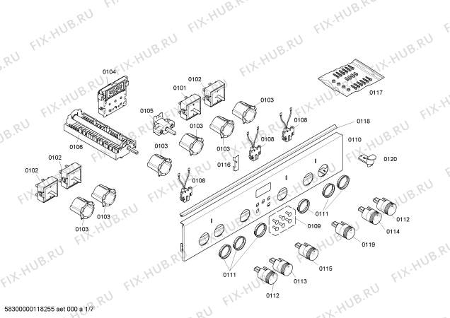 Схема №6 P1HCB21325 с изображением Кронштейн для электропечи Bosch 00499538