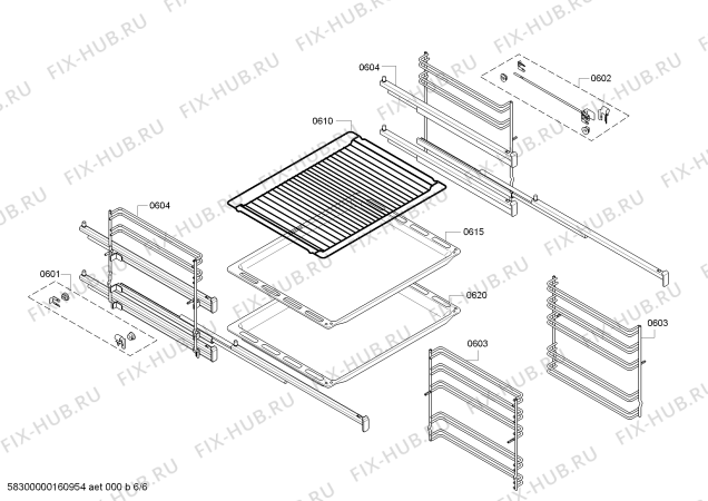Схема №5 HE73BD540 с изображением Панель управления для плиты (духовки) Siemens 00700571