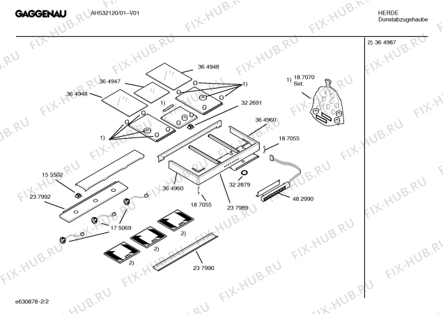 Схема №2 AH530790 с изображением Шина для электровытяжки Bosch 00364961