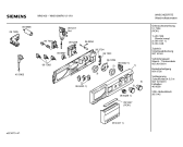 Схема №4 WM21000RK с изображением Панель управления для стиральной машины Siemens 00287426