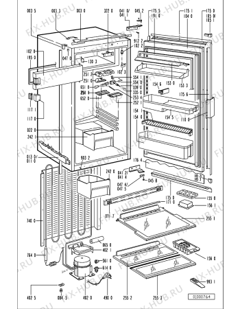Схема №1 KREC 1745/2 AF с изображением Декоративная панель для холодильной камеры Whirlpool 481244228011