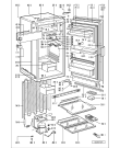 Схема №1 KREC 1745/2 AF с изображением Дверца для холодильной камеры Whirlpool 481244028885