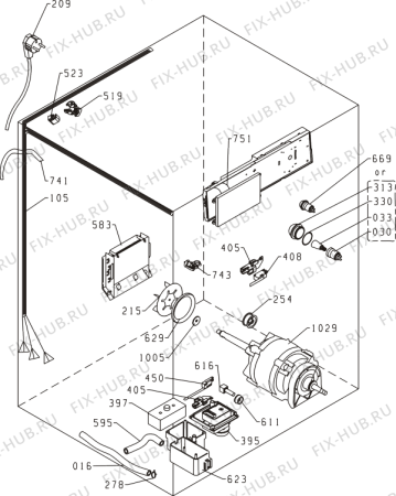 Схема №4 D75225 (152314, SPK5) с изображением Обшивка для стиральной машины Gorenje 152896