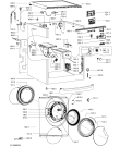 Схема №2 AWOE 9145 с изображением Блок управления для стиралки Whirlpool 481010404844