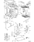 Схема №2 ADP 4665/8 WH с изображением Панель для посудомоечной машины Whirlpool 480140100173