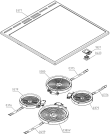 Схема №5 EC671106BW (422939, E24T2-E44M) с изображением Поверхность для плиты (духовки) Gorenje 426001