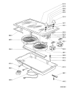 Схема №1 AKR 014/WH с изображением Затычка для плиты (духовки) Whirlpool 481244268929