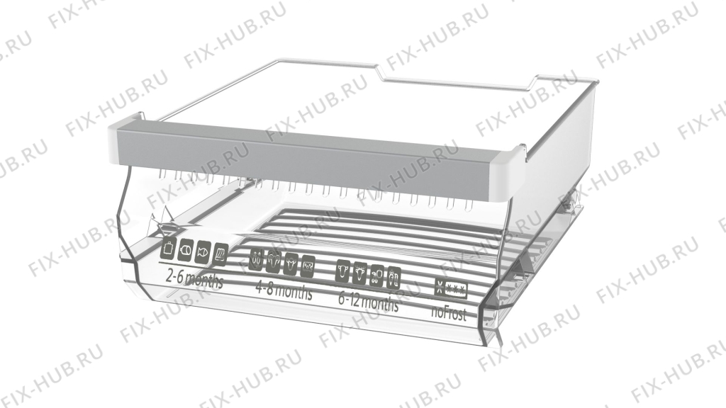 Большое фото - Выдвижной ящик для холодильной камеры Siemens 11007463 в гипермаркете Fix-Hub