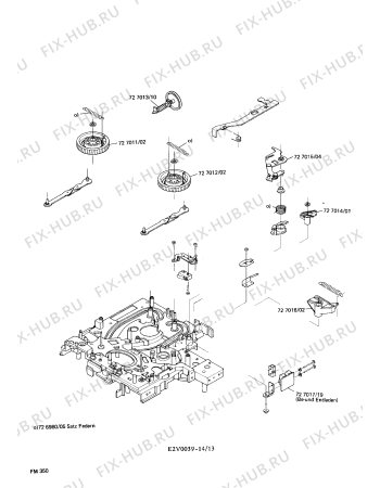 Взрыв-схема видеотехники Siemens FM350763 - Схема узла 13