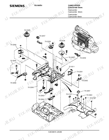 Схема №19 FA164R4 с изображением Инструкция по эксплуатации для телевизора Siemens 00530851