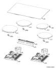 Схема №1 KTI8450E LO2 с изображением Микромодуль для плиты (духовки) Aeg 9825619433908