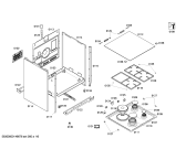 Схема №6 FRS5011EML с изображением Панель управления для плиты (духовки) Bosch 00679602