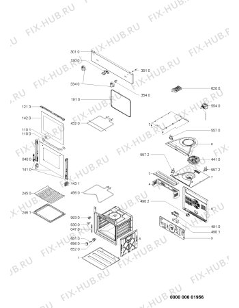 Схема №1 SO 111 W 201.506.25 с изображением Тэн для духового шкафа Whirlpool 480121100989