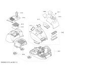 Схема №2 VSX32100 SIEMENS SX3 2100 W с изображением Крышка для электропылесоса Siemens 00499179