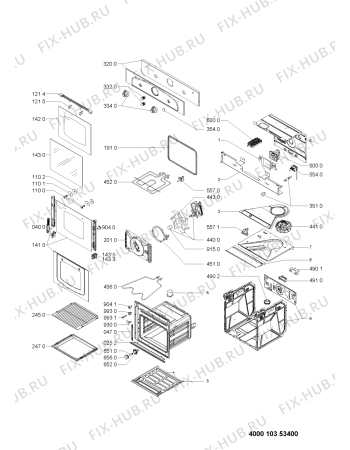 Схема №1 AKP 288/CU с изображением Клавиша для плиты (духовки) Whirlpool 481241029468