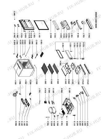 Схема №1 IKU 158-6 с изображением Дверца для холодильника Whirlpool 481244069345