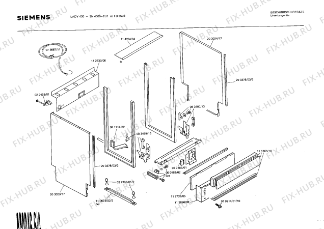 Схема №6 SN4300 с изображением Терморегулятор для посудомойки Siemens 00082460