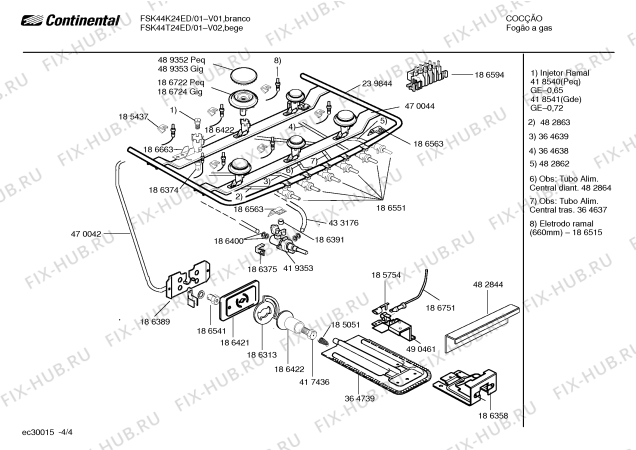 Схема №4 FSK44K27ED AVALON II с изображением Кронштейн для плиты (духовки) Bosch 00364743