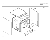 Схема №6 SGS2029EU с изображением Передняя панель для посудомойки Bosch 00366560