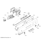 Схема №6 SGI55E02EU с изображением Передняя панель для посудомоечной машины Bosch 00444705