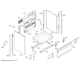 Схема №7 HCA854450A с изображением Стеклокерамика для плиты (духовки) Bosch 00712085