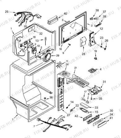 Схема №5 5WT511SFEW с изображением Дверца для холодильника Whirlpool 482000099201