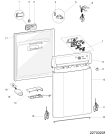 Схема №3 LSFB7B019EU (F086862) с изображением Сенсорная панель для посудомоечной машины Indesit C00525688