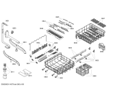 Схема №6 S44T09N0EU с изображением Передняя панель для электропосудомоечной машины Bosch 00439692