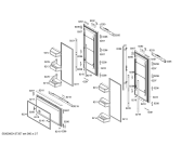 Схема №7 T36BT71FS с изображением Стеклопанель для холодильника Bosch 00682303