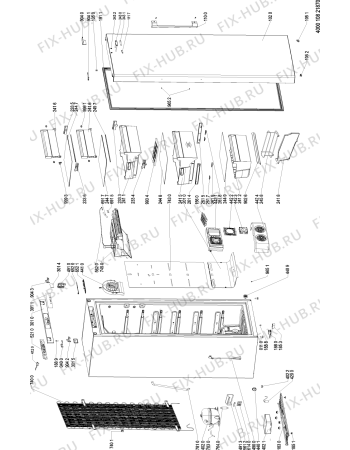 Схема №1 GKN 19F3 TS A++ IN с изображением Затычка для холодильника Whirlpool 481010632736