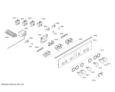 Схема №5 PHCB554240 с изображением Панель управления для духового шкафа Bosch 00700883