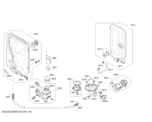 Схема №6 SMI93M25NL с изображением Силовой модуль запрограммированный для посудомоечной машины Bosch 12003659