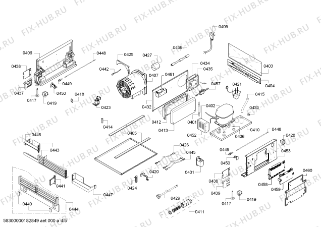 Схема №5 CI30RP01 с изображением Инвертор для холодильника Bosch 12021325
