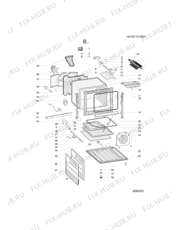Схема №3 ACMK 6110/IX/1 с изображением Панель для электропечи Whirlpool 488000345957