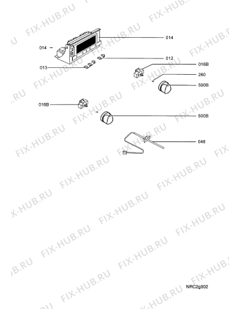 Схема №1 FE6630NG1 FAE CENT.M с изображением Тумблер для духового шкафа Electrolux 3301679043