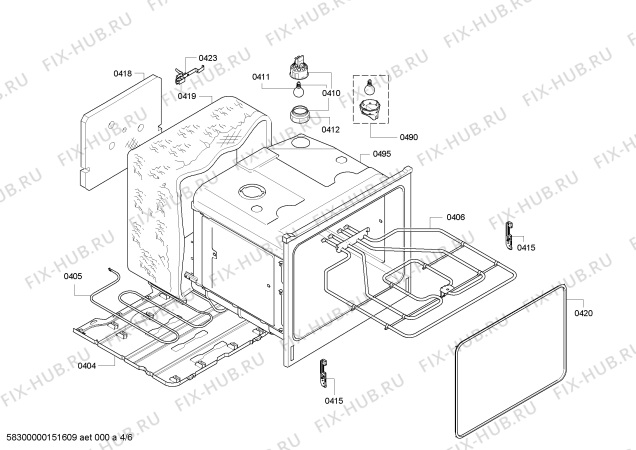 Схема №5 CF110250 с изображением Переключатель для духового шкафа Bosch 00625862
