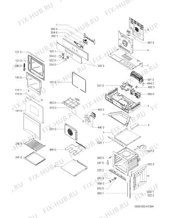 Схема №1 AKZ116/IX/01/S с изображением Обшивка для духового шкафа Whirlpool 481245248347